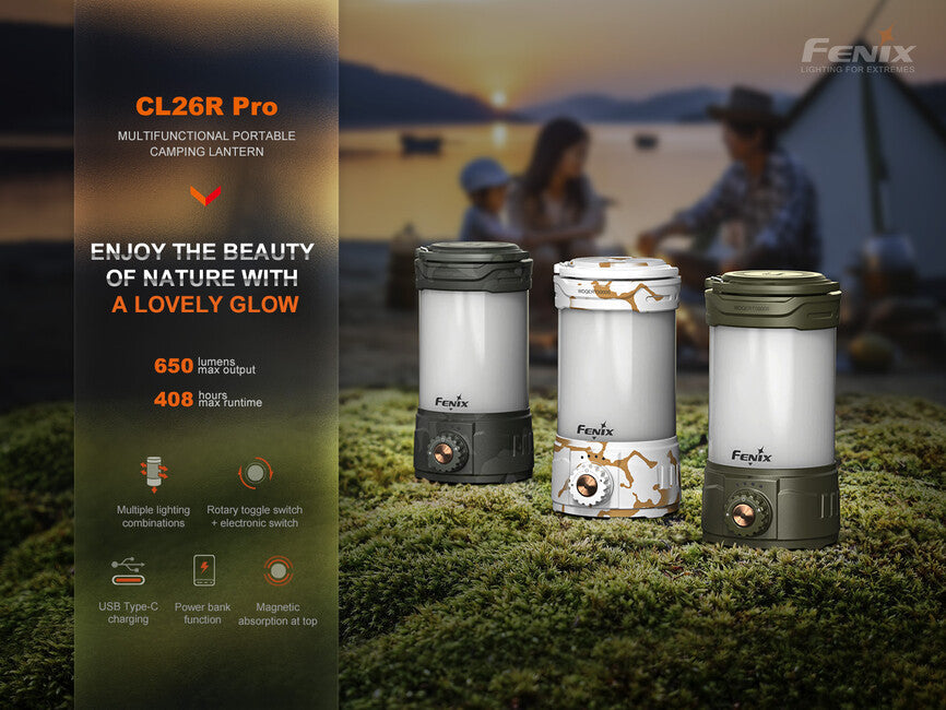 Fenix CL26R PRO акумуляторне lantern, оливкова