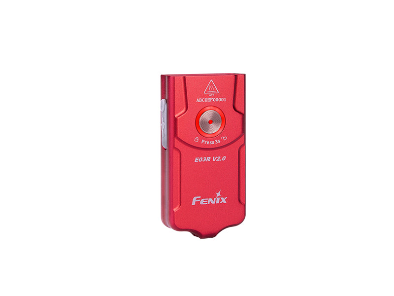 Fenix E03R V2.0 перезарядний ліхтар GE, червоний