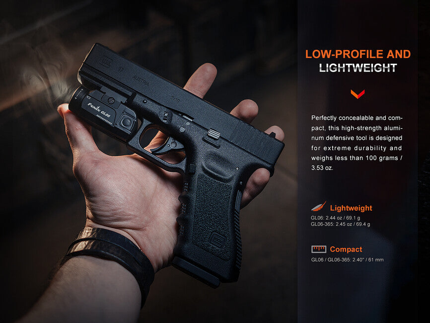 Fenix GL06-365 зброєне ліхтар на SIG Sauer P365