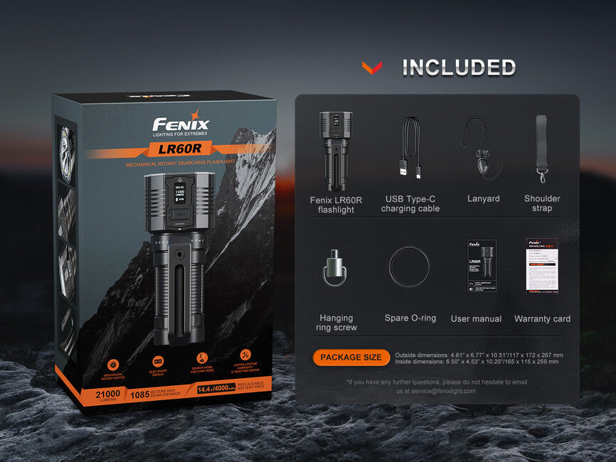Fenix LR60R перезаряджуваний LED ліхтар