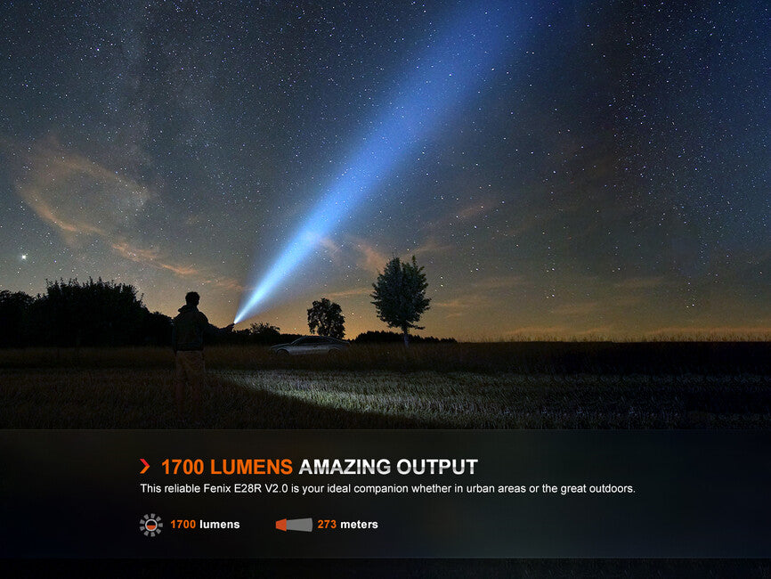 Fenix E28R V2.0 перезаряджуваний ліхтар