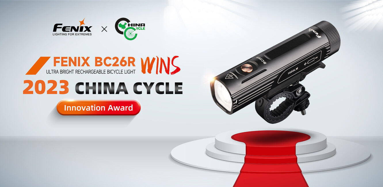 Fenix набір налобного ліхтара BC26R і мигалки BC05R V2.0 для велосипеда