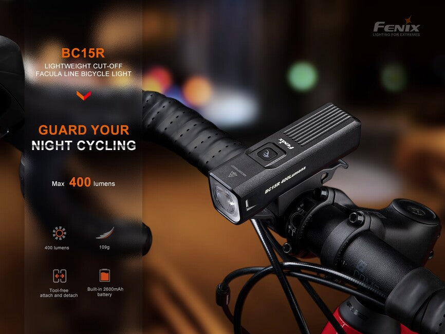 Fenix BC15R перезаряджуваний велосипедний ліхтар