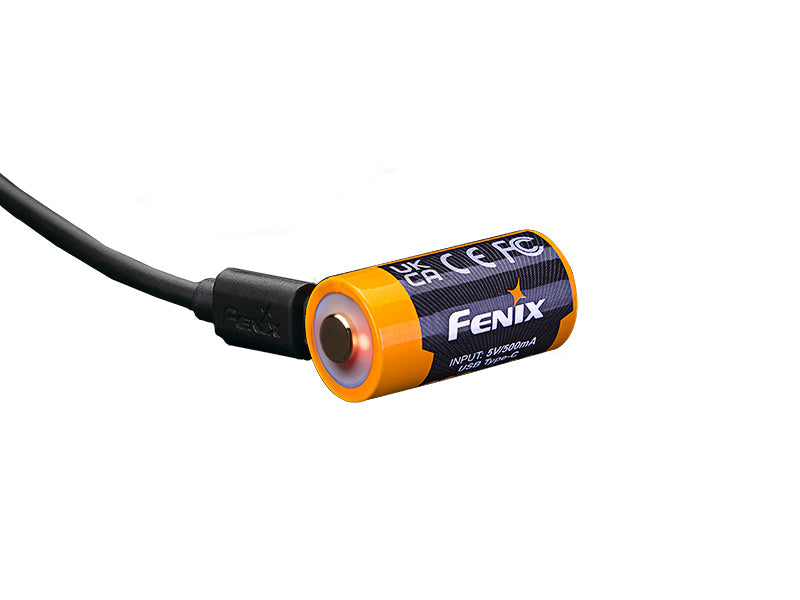 Fenix RCR123A акумуляторна батарея USB-C Li-ion, 800 mAh