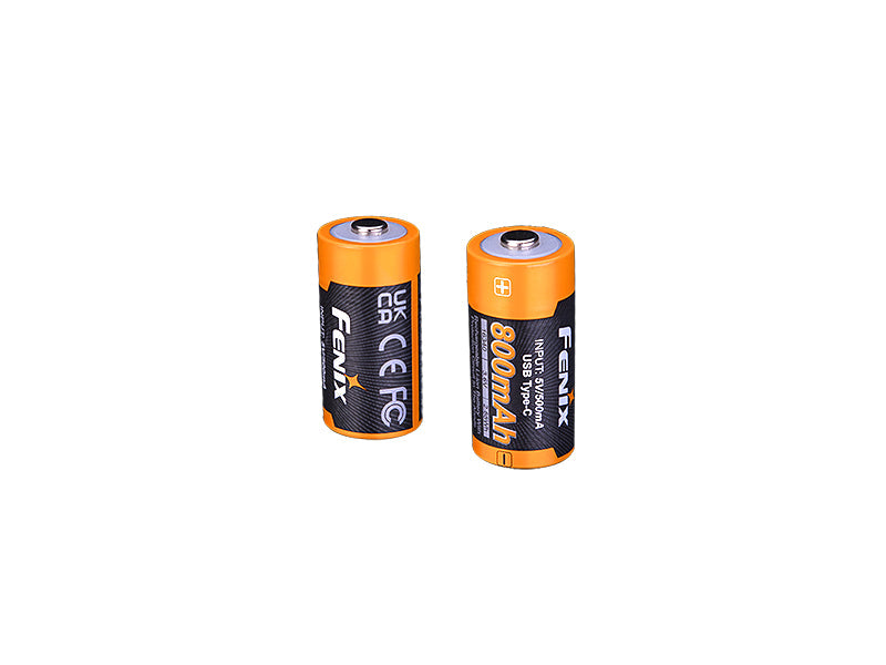 Fenix RCR123A акумуляторна батарея USB-C Li-ion, 800 mAh