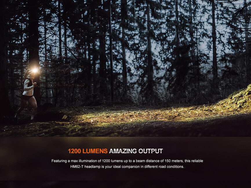 Fenix HM62-T налобний ліхтар, чорний