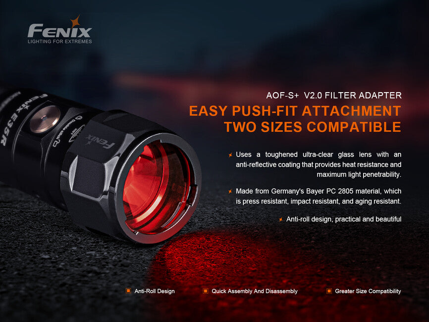 Fenix AOF-S+ V2.0 червоний фільтр