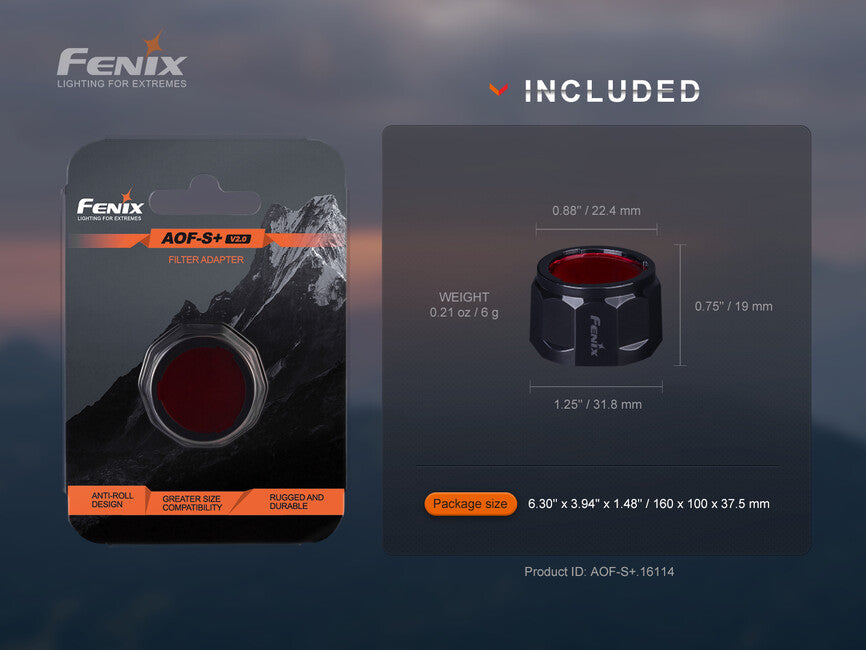 Fenix AOF-S+ V2.0 червоний фільтр