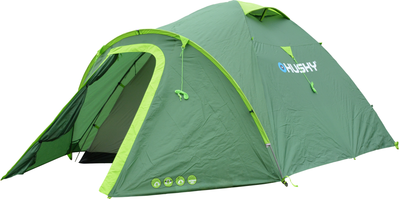 HUSKY Bizon 4 Plus намет outdoor, світло-зелений