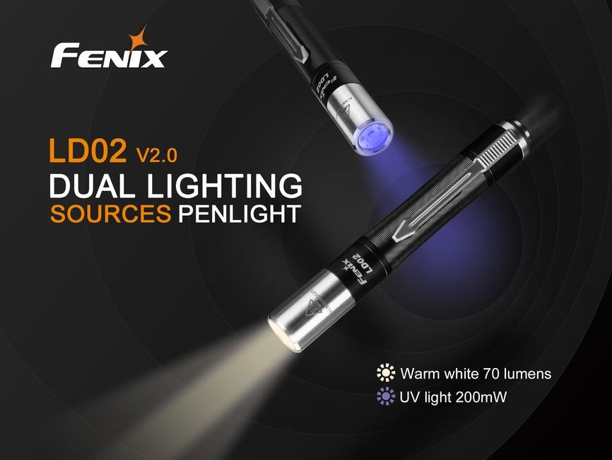 Fenix LD02 High CRI + UV ліхтар