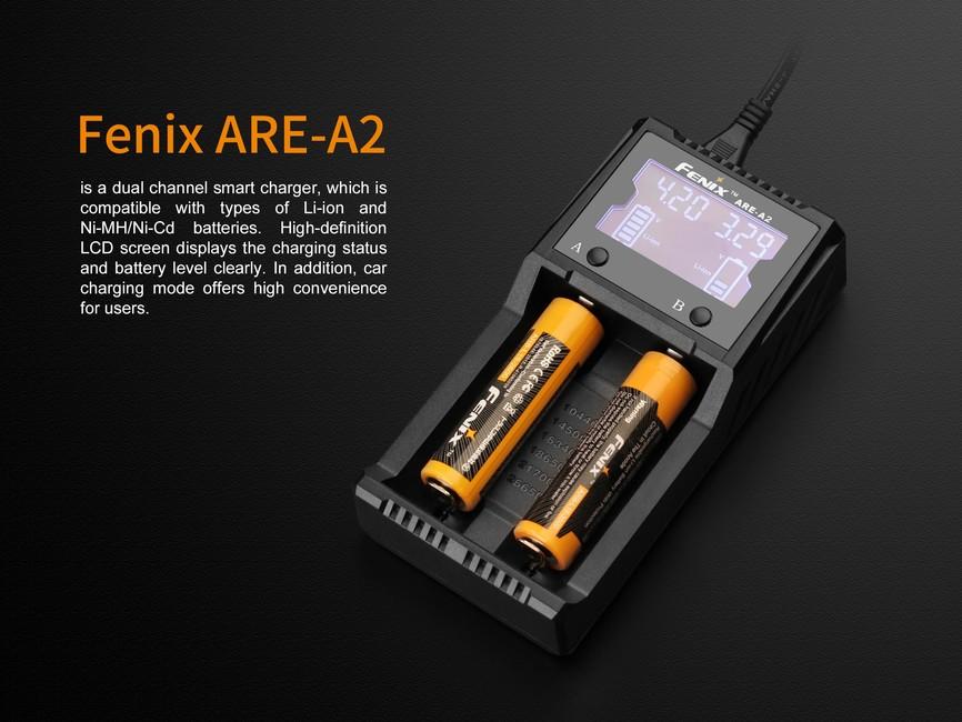Fenix ARE-A2 зарядний пристрій (Li-ion, NiMH)