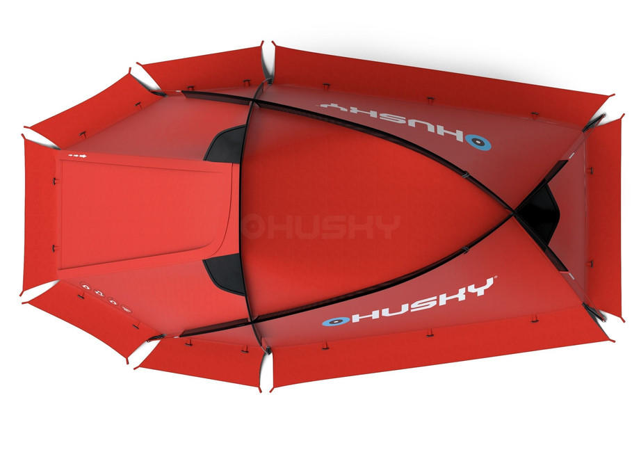 HUSKY Extreme Flame 1 намет, червоний
