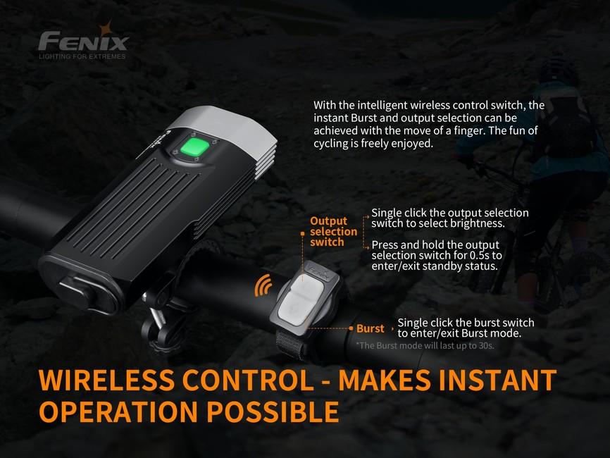 Fenix BC30 V2.0 перезаряджуваний велосипедний ліхтар