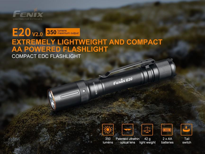 Fenix E20 V2.0 ліхтар