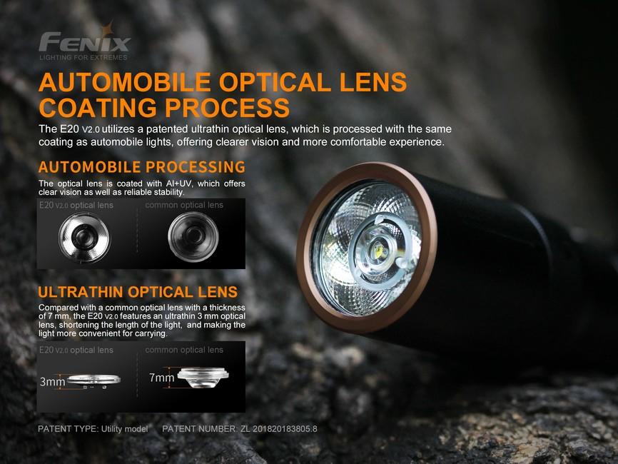 Fenix E20 V2.0 ліхтар