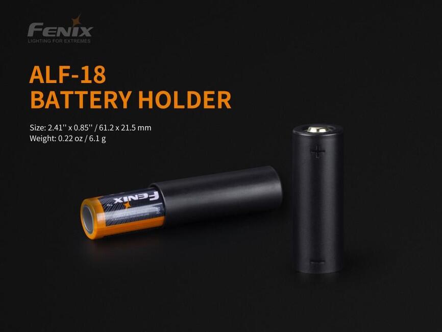 Fenix Alf-18 перехідник на акумулятор 21700