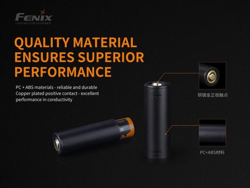Fenix Alf-18 перехідник на акумулятор 21700