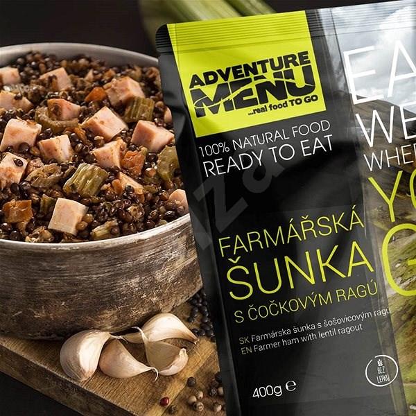 Adventure Menu фермерська ветчина з чечевичним рагу 400g