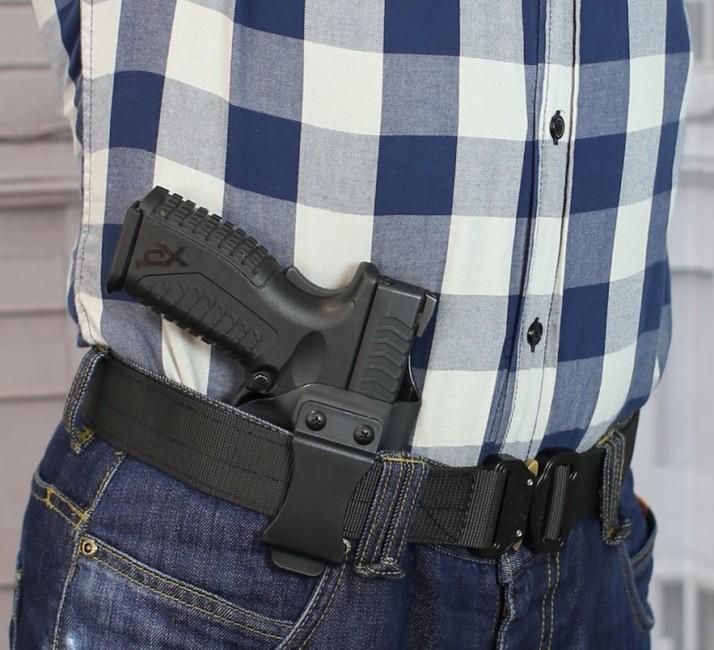 Falco Glock 19 IWB кобура Kydex внутрішня поясна, чорна, права