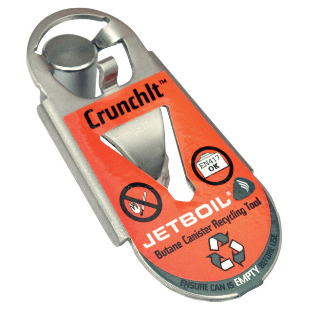 Jetboil CrunchIt™ топливного картриджа переробки інструмент для проколювання порожніх картушів