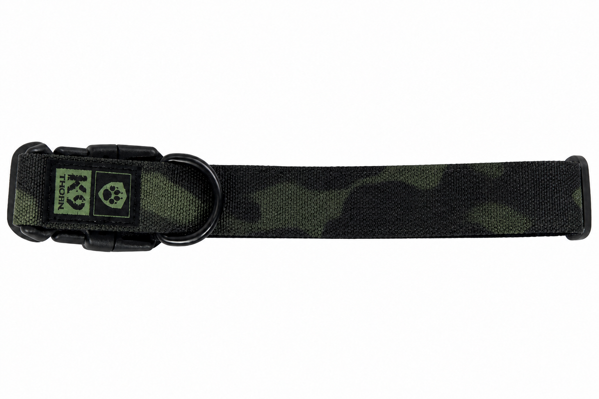 K9 Thorn нашийник 25 мм з пряжкою Duraflex, black camo