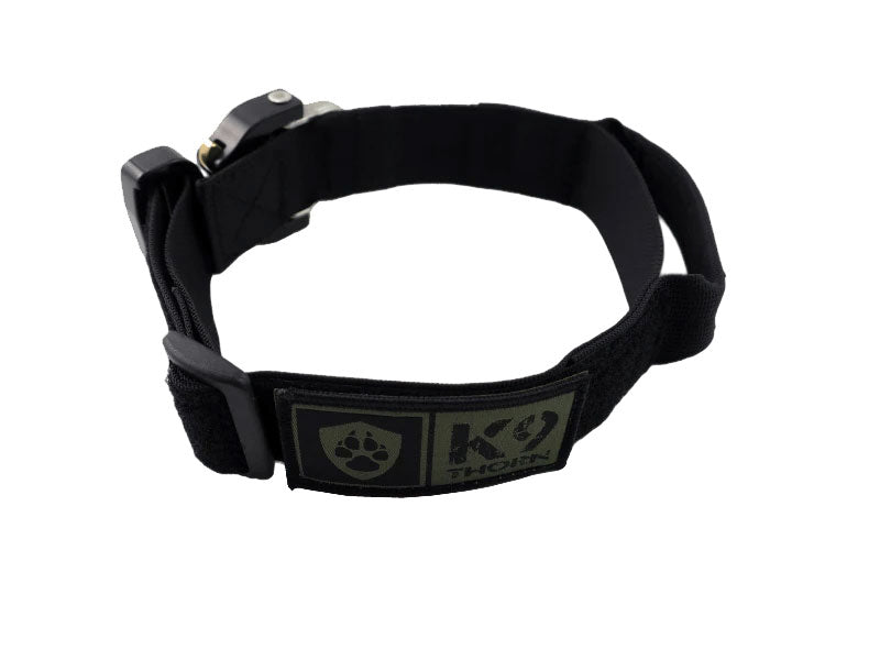 K9 Thorn нашийник із ручкою Cobra-Echo 38mm, чорний