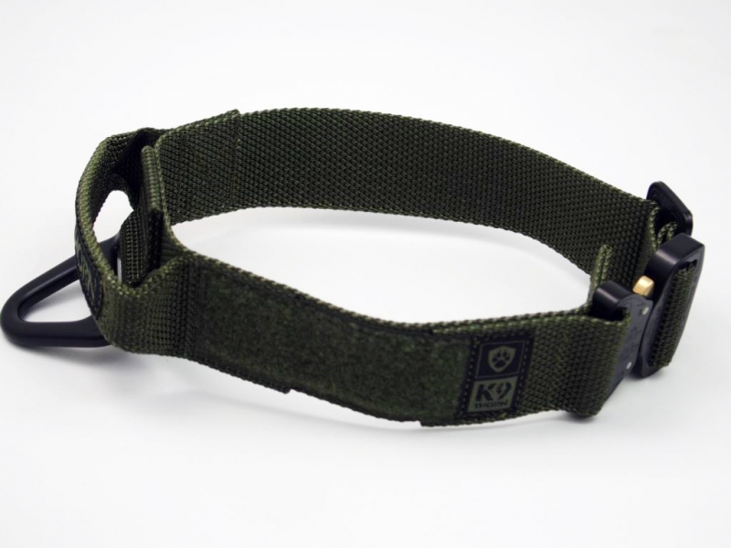 K9 Thorn Cobra-Bravo нашийник з ручкою 45mm, оливковий