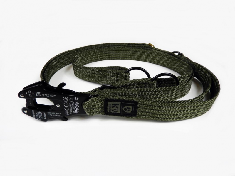 Kong Frog K9 Thorn знімне повідці з передньою рукояттю, оливкова