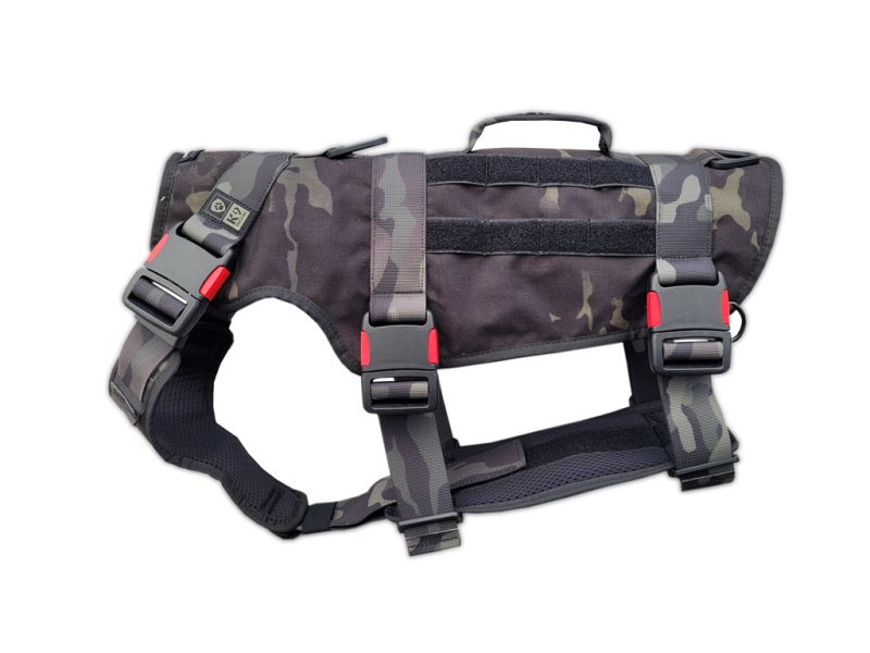 K9 Thorn шлея One Camo, чорний камуфляж