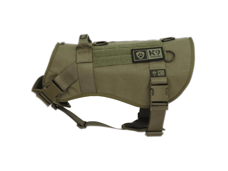 K9 Thorn шлея з відбивним елементом Echo, оливкова, M