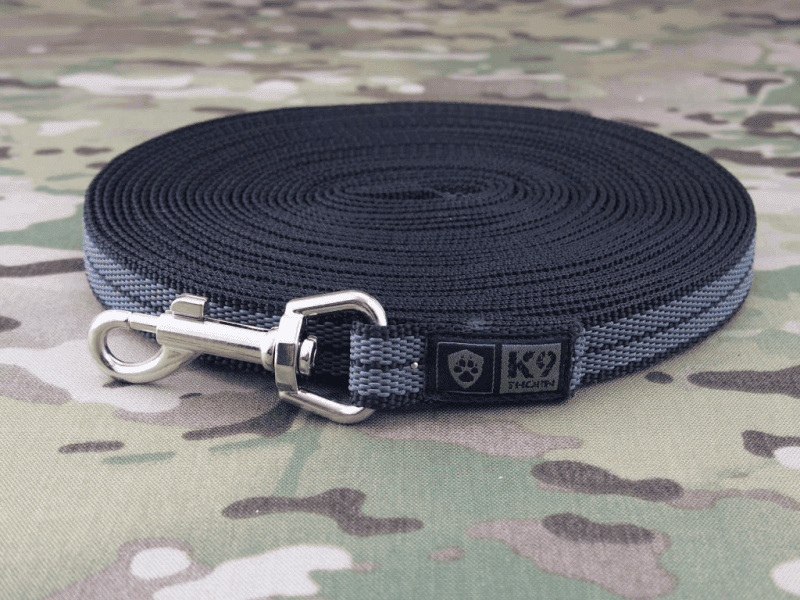K9 Thorn протиковзне повідцю 5м, чорна