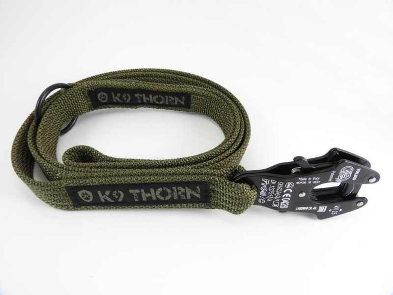 Kong K9 Thorn поводок Frog 100см, оливкова