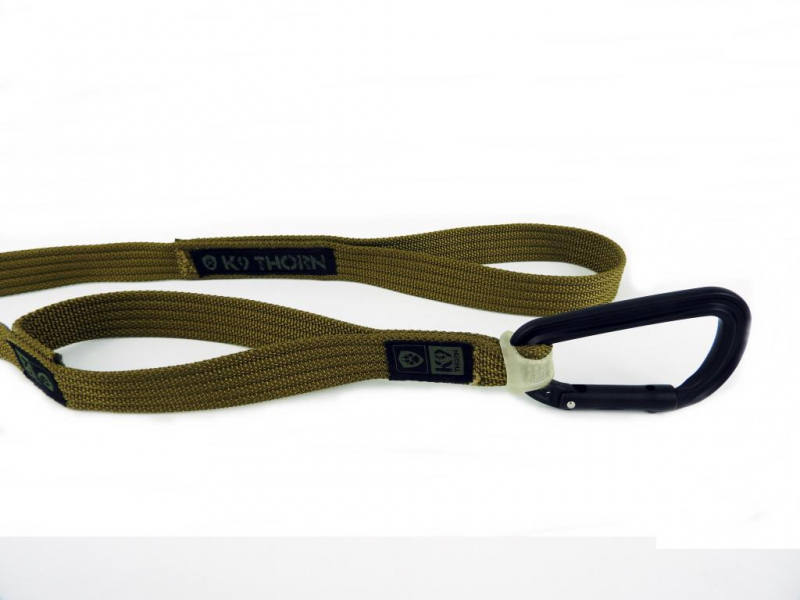K9 Thorn Express повідець із 2 ручками 150см, койотовий коричневий