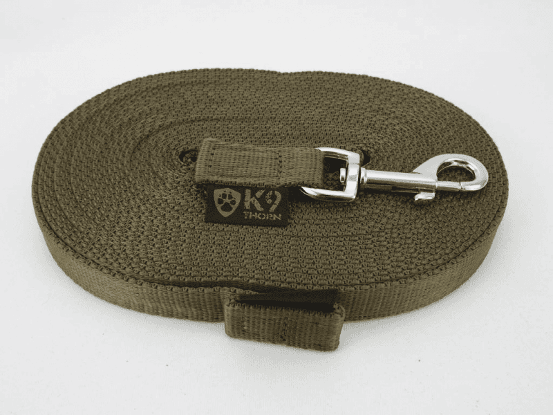 K9 Thorn повідець з карабіном 20mm/10m, оливкова