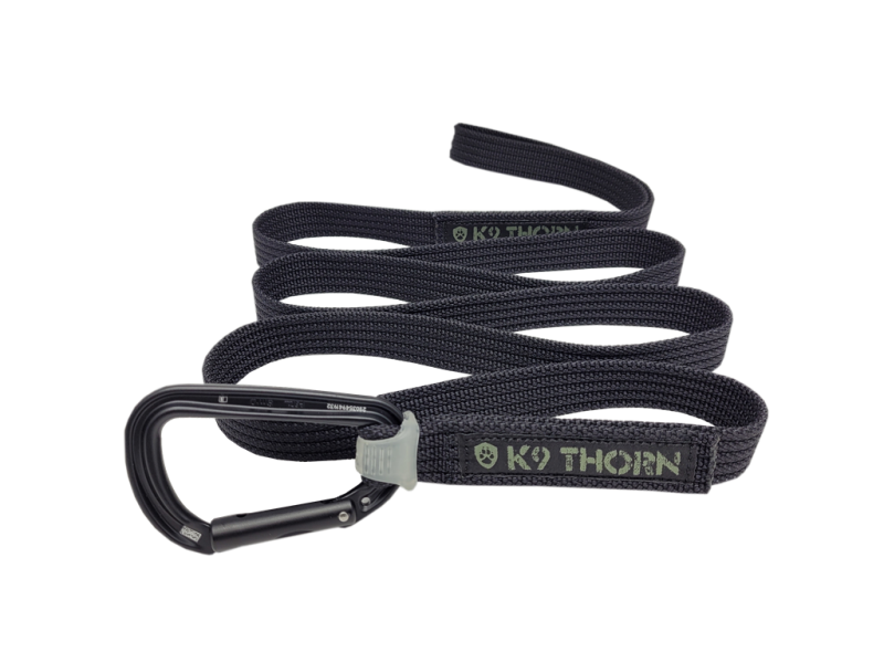 K9 Thorn повідець з карабіном Petz, чорний, XL