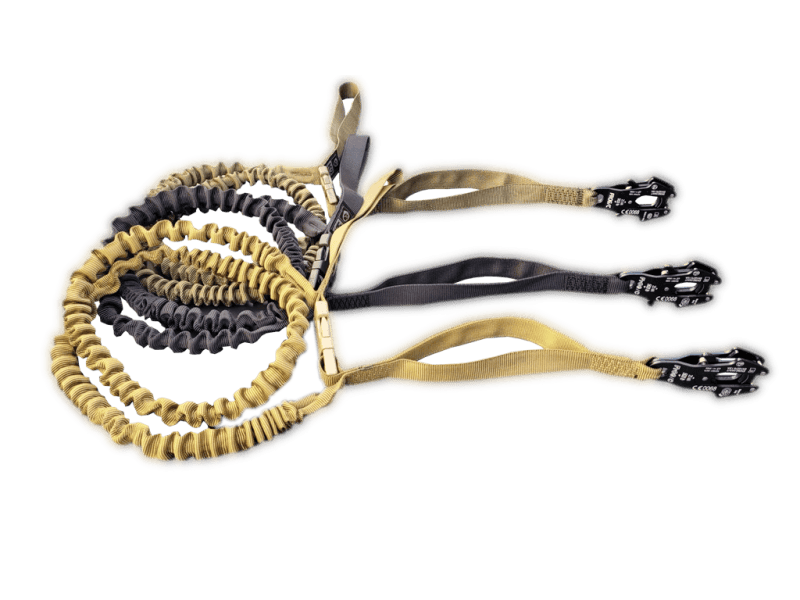K9 Thorn Kong Frog повідець з амортизатором, оливкова, 45/120cm