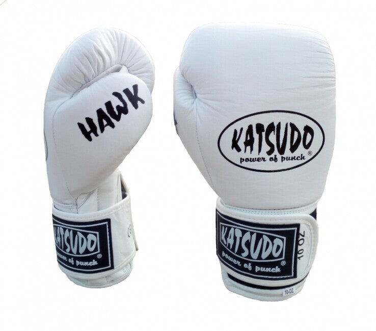 Katsudo Hawk боксерські рукавиці, білі