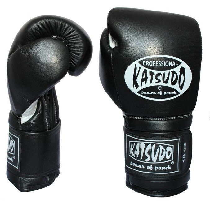 Katsudo Profesional боксерські рукавиці, чорні