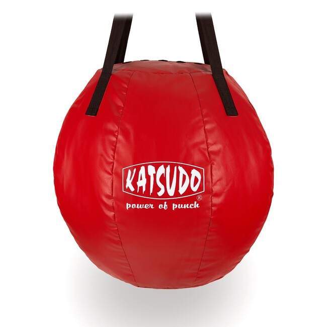 Katsudo боксерська груша Leodor з ремінцем, червона