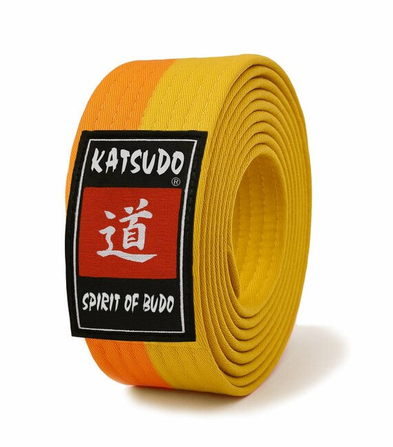 Katsudo Master пояс obi, жовто-помаранчевий