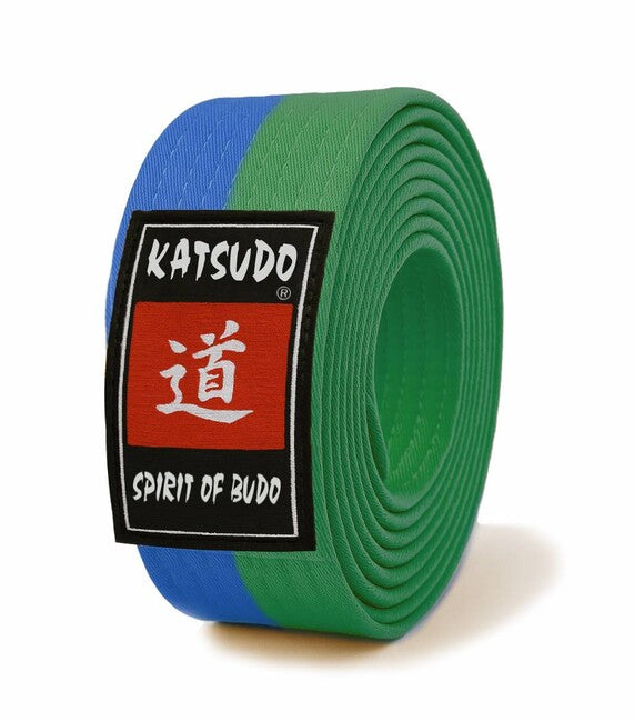 Katsudo Master пояс obi, зелено-синій