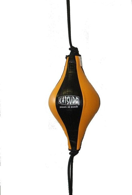 Katsudo боксерський м'яч на стійці Punchingball, жовто-чорний