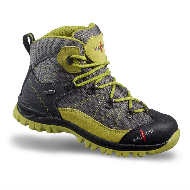 Kayland Cobra K Kid GTX дитяче трекінгове взуття до природи 018018301, світло-сірий-лаймово-зелений