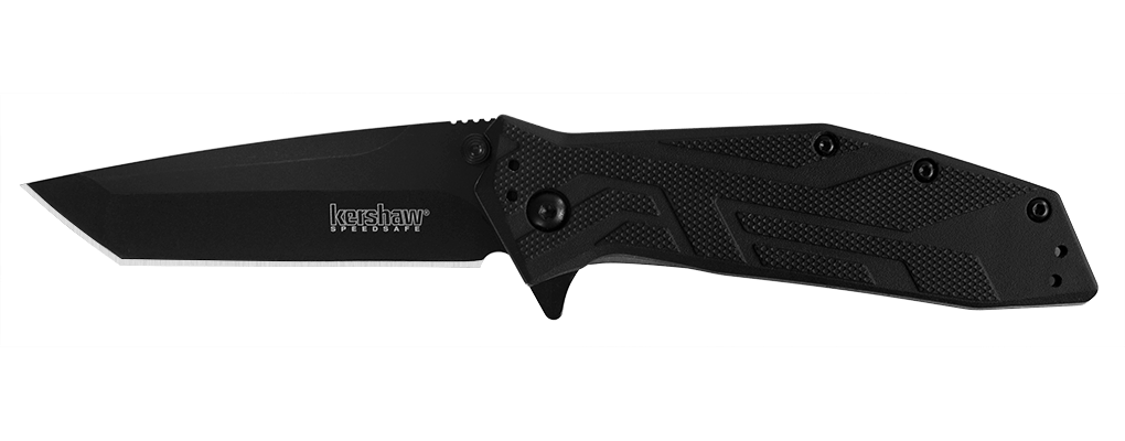 Kershaw BRAWLER складаний ніж 7,6 см, цілком чорний, GFN
