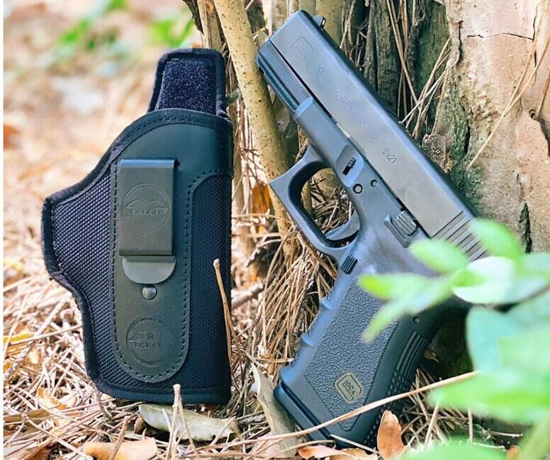 Falco Smith IWB нейлоновий чохол для носіння всередину штанів Glock 26, чорний, правий