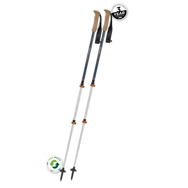 Komperdell Ridgehiker Cork Powerlock треккінгові палиці із системою амортизації Antishock