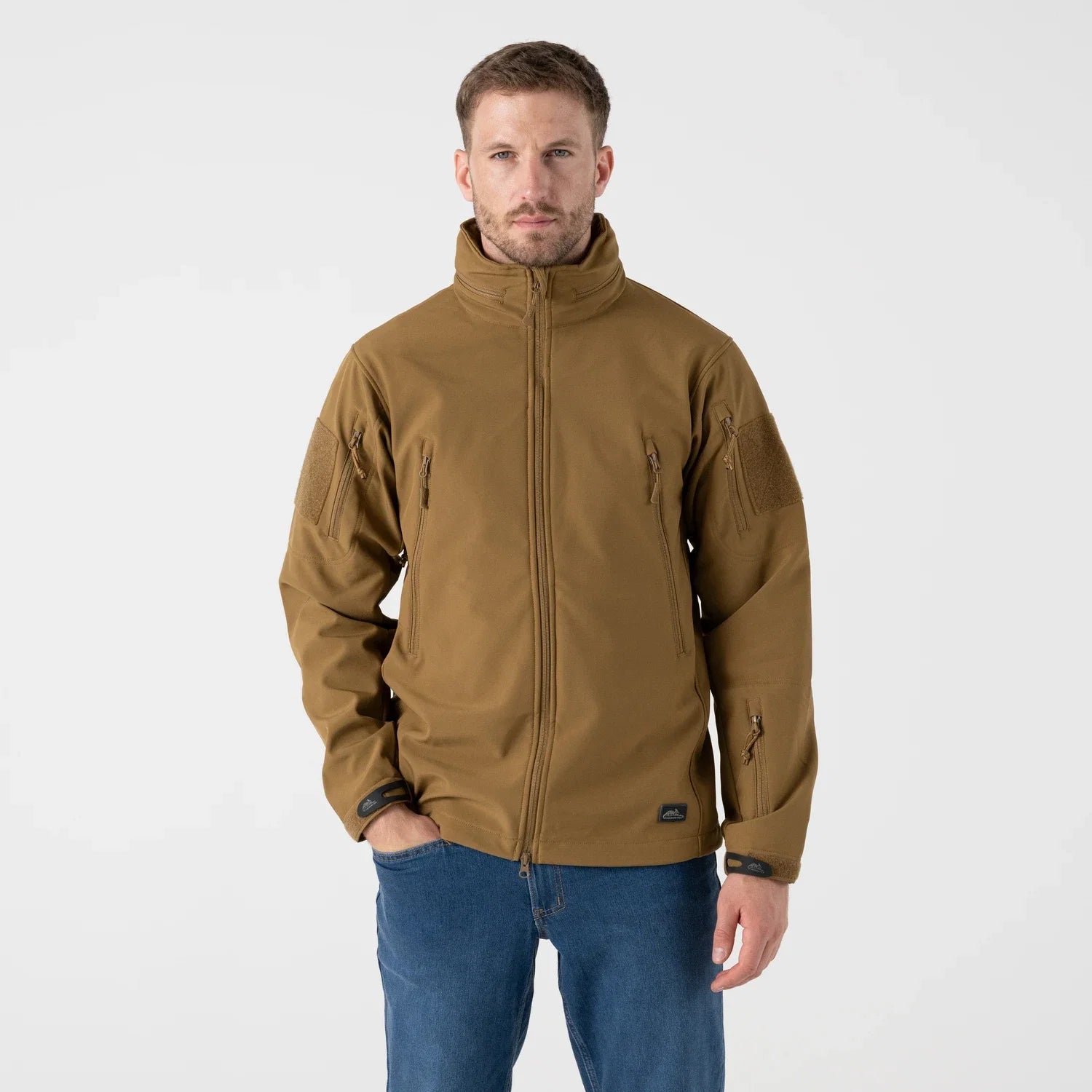 Helikon-Tex GUNFIGHTER bunda Shark Skin, Coyote – detail