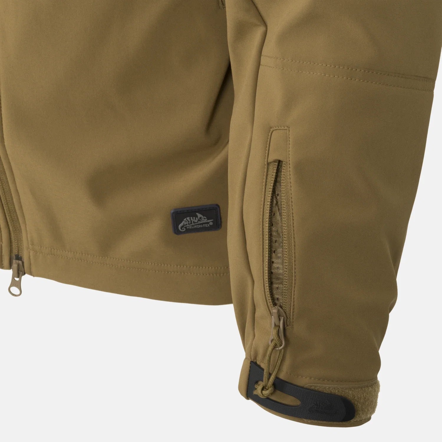 Helikon-Tex Gunfighter vode a vetruodolná bunda, čierna – detail 6