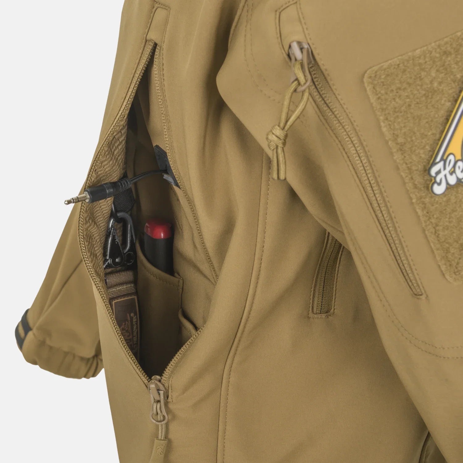 Helikon-Tex GUNFIGHTER bunda Shark Skin, Adaptive Green – detail 8
