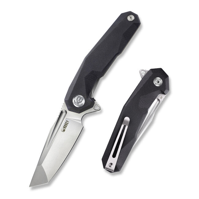 KUBEY Carve складаний ніж, чорний, G10 (D2)